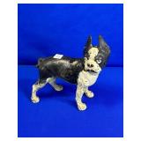 CAST IRON BOSTON TERRIER APPROX 9" X 10"
