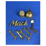 FORD OILER, CAP, SMALL WRENCHES & MACK EMBLEM