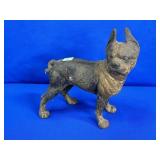 CAST IRON BOSTON TERRIER APPROX 8"