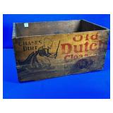 CHASES DIRT OLD DUTCH CLEANSER WOODEN BOX
