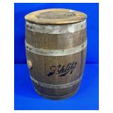 SCHLITZ BEER WOODEN JUG APPROX 16"