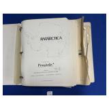 ANTARCTICA BINDER: FILLED WITH STAMPS- USED/UNUSED
