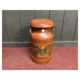 EAGLE PAINTED MILK CAN APPROX 19"