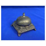 CAST IRON TABLE TOP BELL (WORKS) APPROX 4"