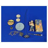 JUNK DRAWER LOT: LITTLE SQUIRT, OVERSIZED QUARTER,