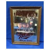 MILLER HIGH LIFE DEER MIRROR APPROX 15.5" X 20.25"
