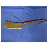 LARGE MEAT CLEVER SOLID STEEL FOSTER BROS