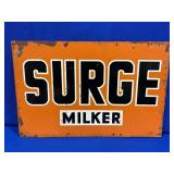 SURGE MILKER TIN SIGN APPROX 17.85" X 12"