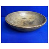 WOODEN DOUGH BOWL APPROX 15" X 14"