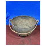 COPPER CAULDRON APPROX 25" WIDE X 15" HIGH