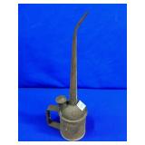 PRR METAL RAILROAD OIL CAN APPROX 16"