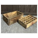 SUN SPOT BOTTLED SUNSHINE WOODEN CRATE &