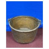 COPPER CAULDRON APPROX 30" WIDE X 20" HIGH