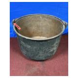 COPPER CAULDRON APPROX 29" WIDE X 20" HIGH