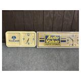 ROCKWELL PLASTIC CLOCK APPROX 26" X 13.5" &