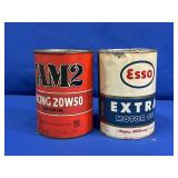 CAM 2 (UNOPENED/FULL) RACING OIL & (OPENED) ESSO