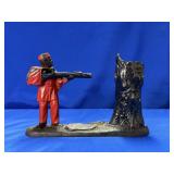 CAST IRON CREED MOOR SPRING LOADED HUNTER BANK