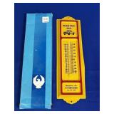 WALKER TRUCK SALES METAL THERMOMETER W/MERCURY
