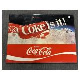 COKE IS IT TIN SIGN MARKATRON INC. ALTANTA GEORGIA