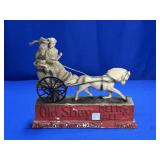OLD SHAY BEER & ALE (PLASTIC/RUBBER HORSE & BUGGY)