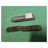 ROLL OF 1943-P WAR NICKLES