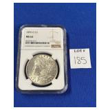 1899-O MORGAN DOLLAR MS 62 NGC GRADED