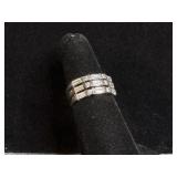 4.9G STERLING SILVER SIZE 6 STACKABLE RINGS