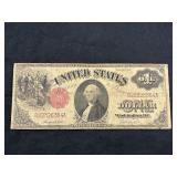 US $1.00 DOLLAR SAW HORSE LARGE NOTE SERIES 1917