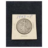 1943 WALKING LIBERTY SILVER HALF DOLLAR