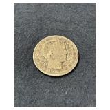 1912-D BARBER SILVER HALF DOLLAR