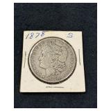 1873-S MORGAN SILVER DOLLAR