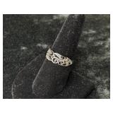 1.7G STERLING SILVER RIZE SIZE 8