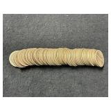 ROLL OF SILVER MERCURY DIMES