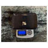 2.9G 14K EARRINGS WITH CLEAR CIRCULAR STONES