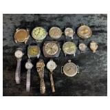 VARIOUS WRISTWATCHES & POCKET WATCHES INCLUDING