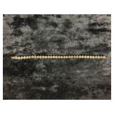 6.6G 14K 7.5" BRACELET WITH CIRCLE SHAPES