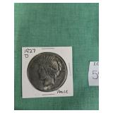 1927-D PEACE DOLLAR