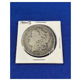 1904-S MORGAN SILVER DOLLAR
