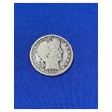 1904 BARBER SILVER HALF DOLLAR