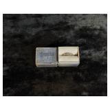 1.6G 14K SIZE 5.75 RING WITH ETCHED STYLE PATTERN