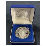 1889-CC MORGAN PROOF COPY W/COA & CASE (SILVER)
