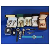 WRIST WATCHES: KESSARIS, QUARTZ, SASSON, LORUS,