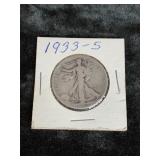 1933-S WALKING LIBERTY SILVER HALF DOLLAR