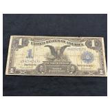 US $1.00 DOLLAR LARGE NOTE BLACK EAGLE SERIES 1899
