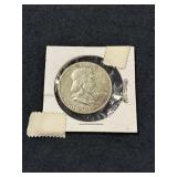 1960 FRANKLIN SILVER HALF DOLLAR