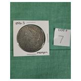 1896-S SILVER MORGAN DOLLAR