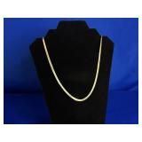 7.1G 14K HERRINGBONE NECKLACE 20" "ITALY" MARKED