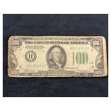$100.00 US FEDERAL RESERVE NOTE SERIES 1934