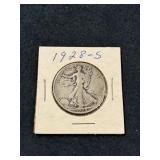 1928-S WALKING LIBERTY SILVER HALF DOLLAR