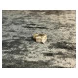 4.8G 14K SIZE 7 RING WITH CLEAR STONES